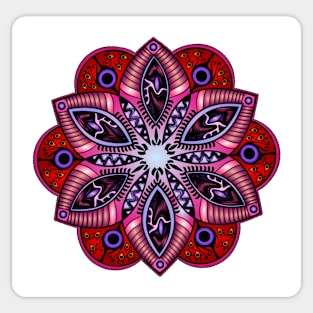 Floral Mandalas 090 (Style:7) Sticker